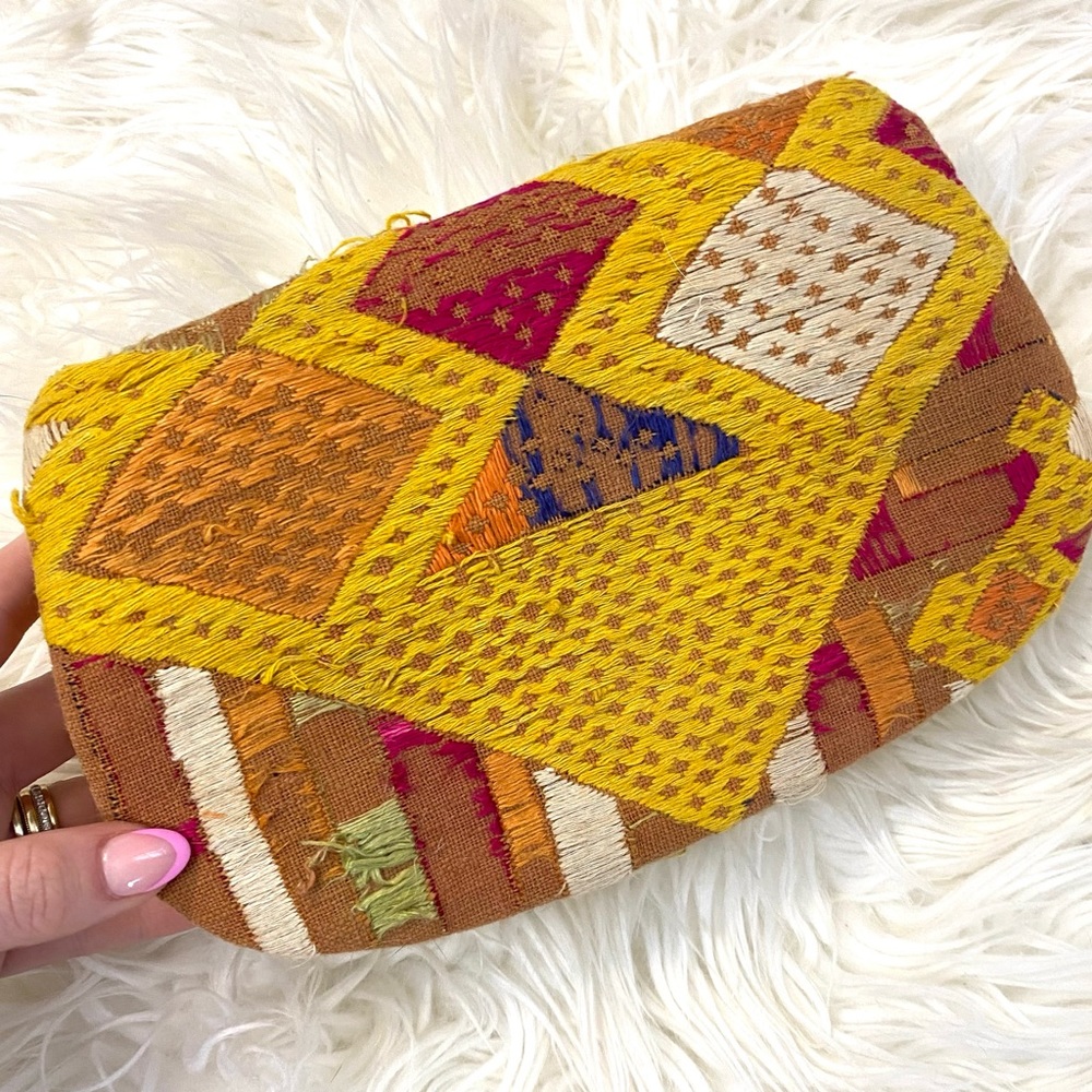 Vintage colorful Clutch